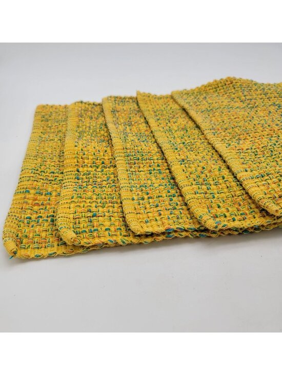 Pier1imports Other - Woven Multicolor Yellow Placemats By Pier Imports
